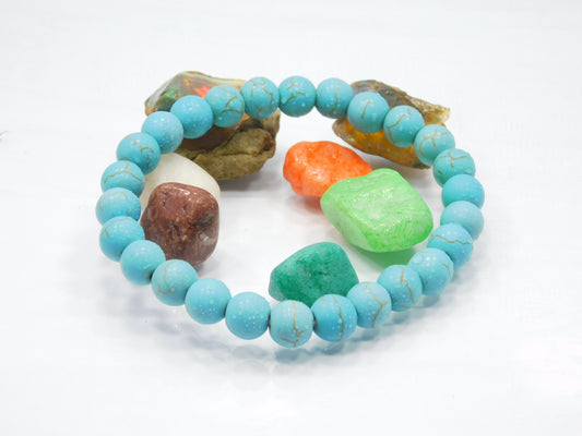 Stone Turquoise Bracelet