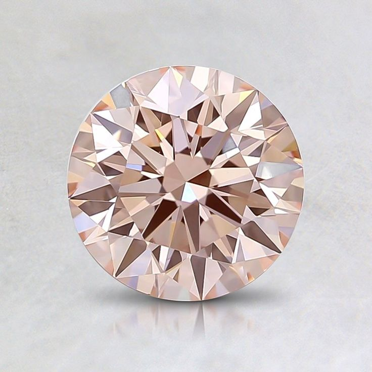 3 Carat Round Pink Solitaire Diamond